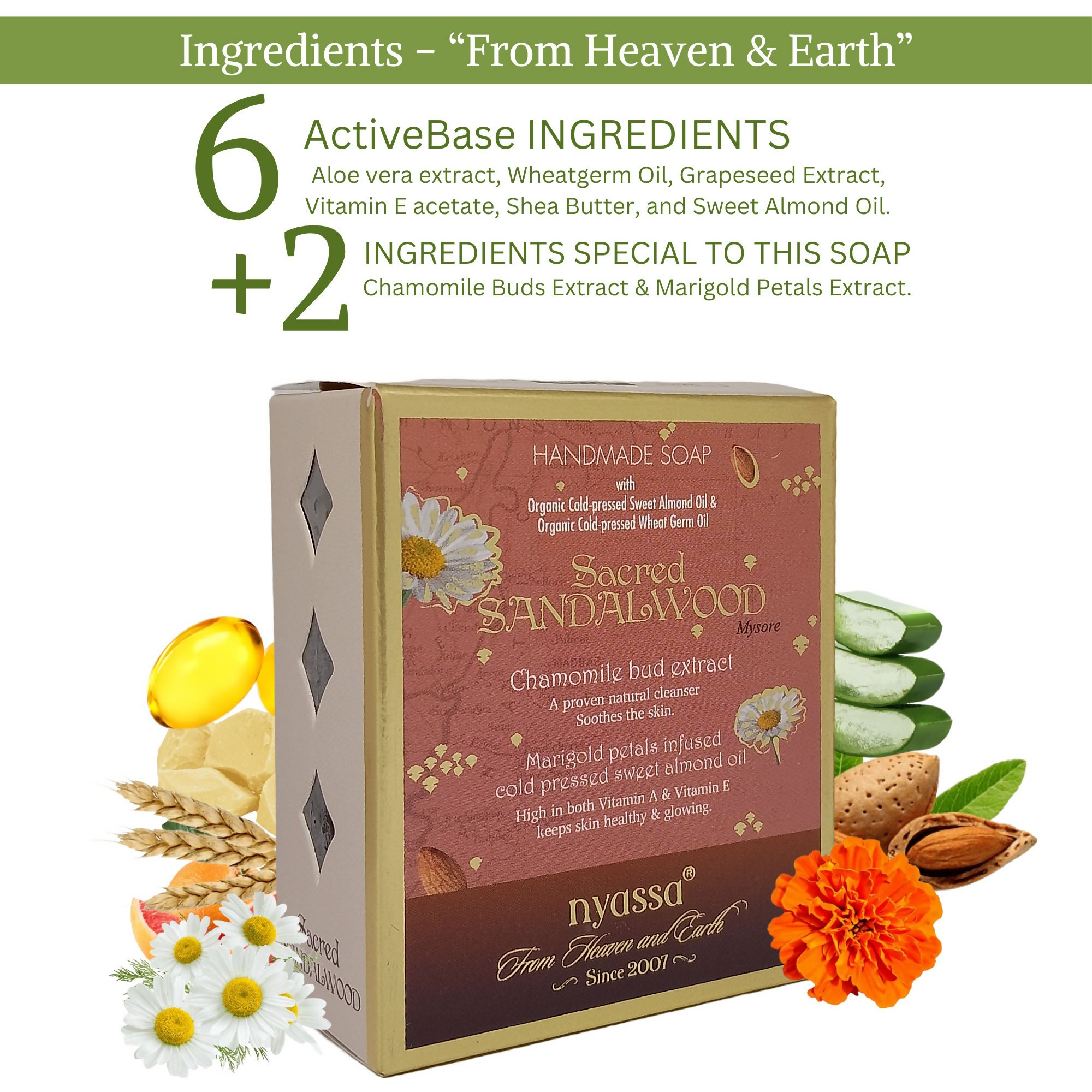 Nyassa Sacred Sandalwood Handmade Soap - Distacart