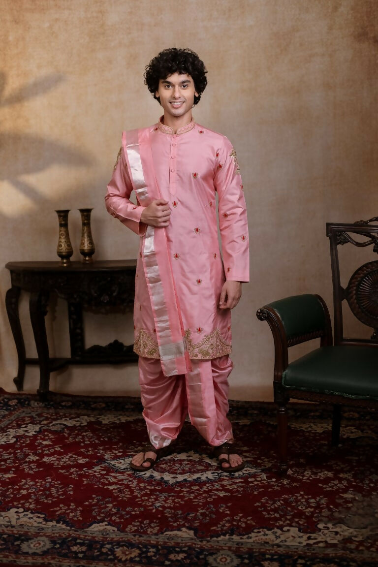 Kanjivaram Pattu Pink Srinivasa Kanjivaram By Hilo Design