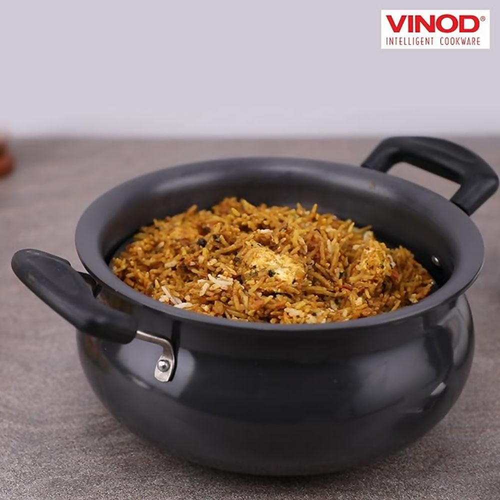 Vinod Hard Anodized Handi–Stainless Steel Lid–Mini - Dista