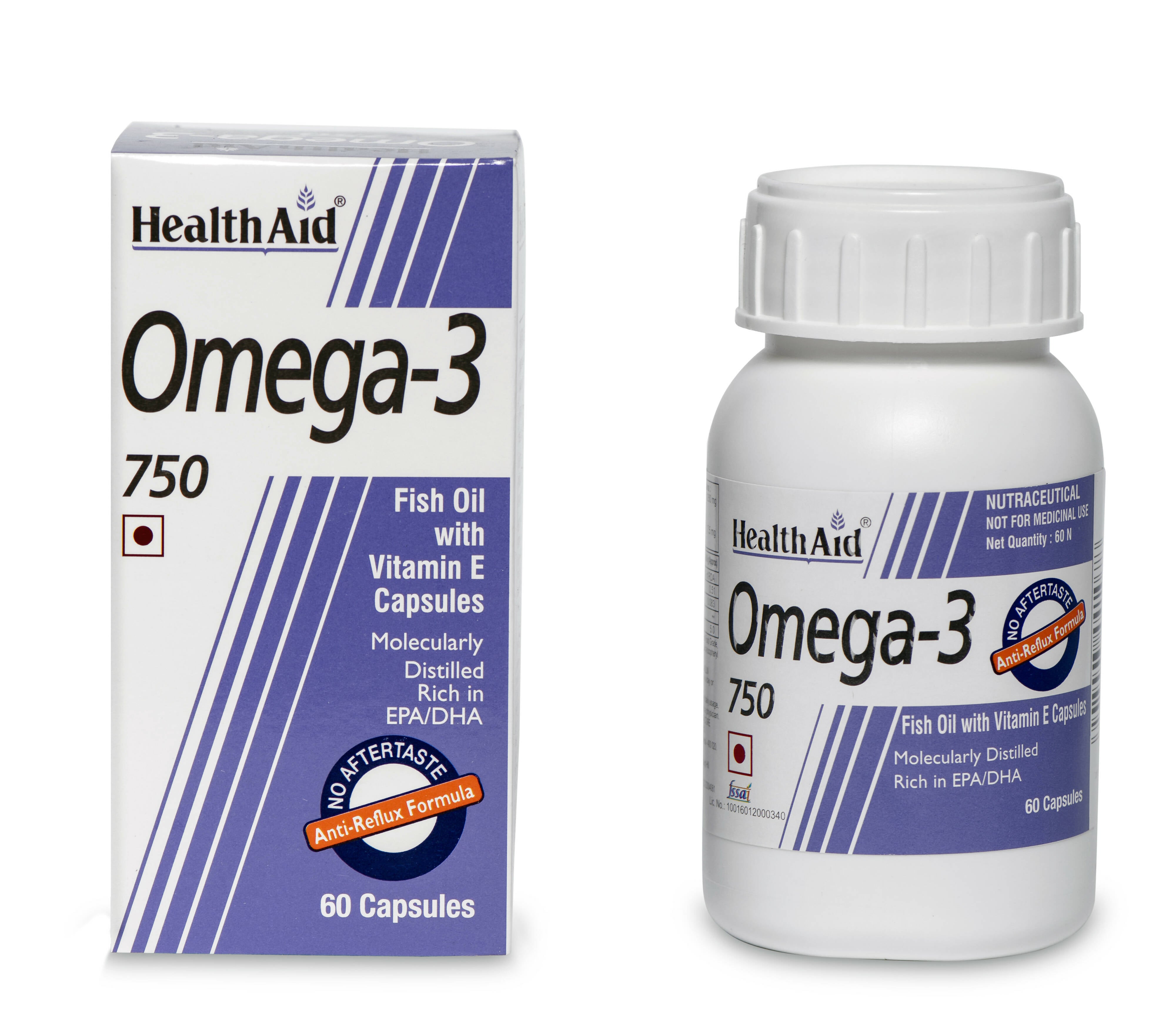 HealthAid Omega-3 750 Capsules - Distacart