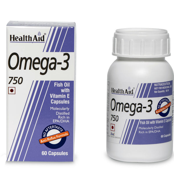 HealthAid Omega-3 750 Capsules - Distacart