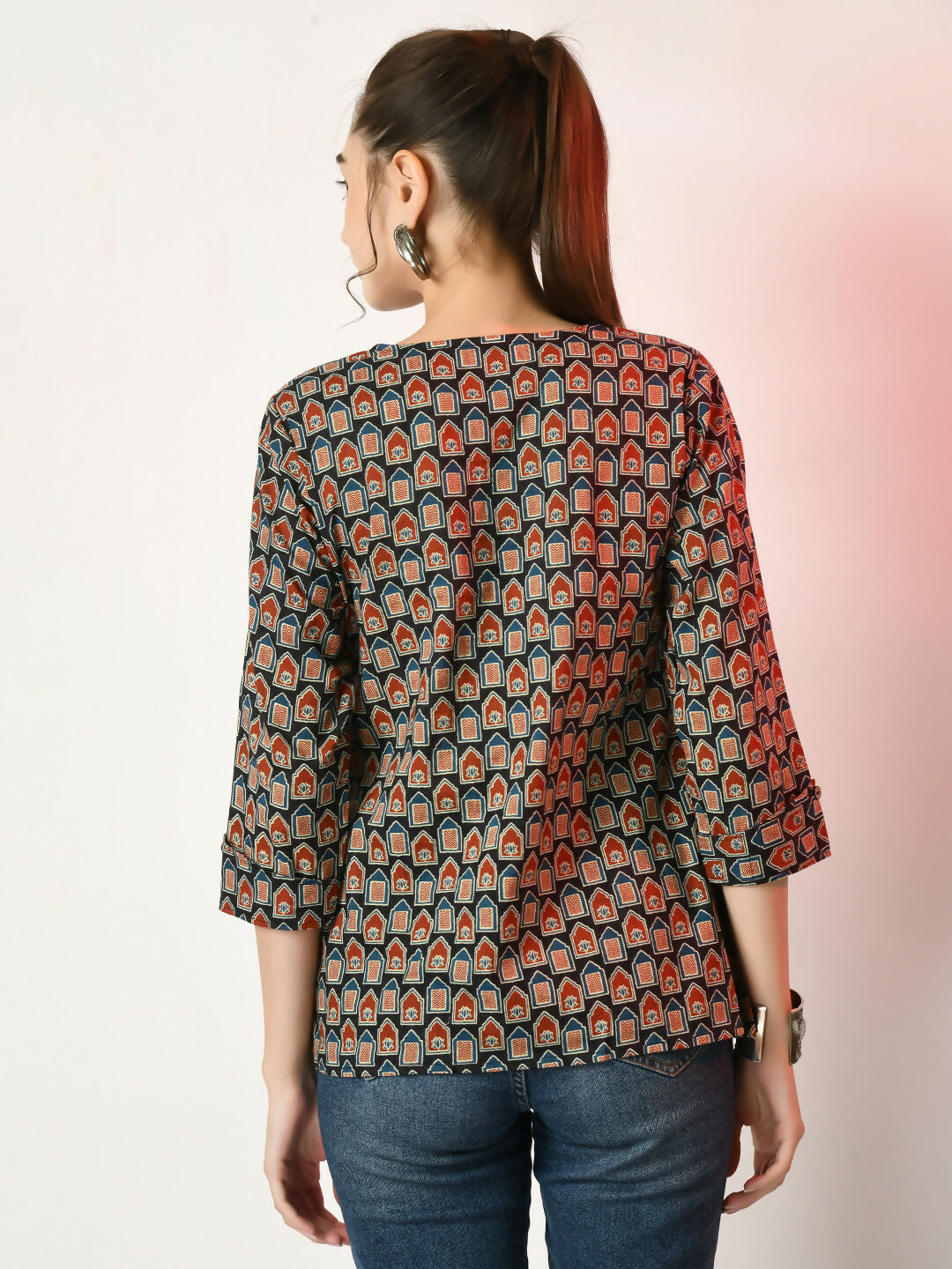 Myshka Women's Multi Printed Top - Distacart