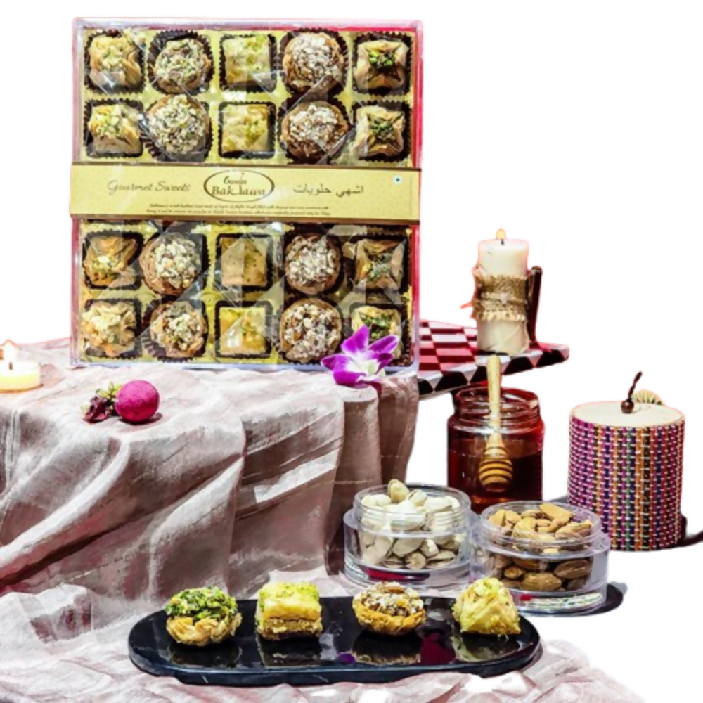 Gwalia Sweets Baklawa Crispy Temptation Box - Distacart