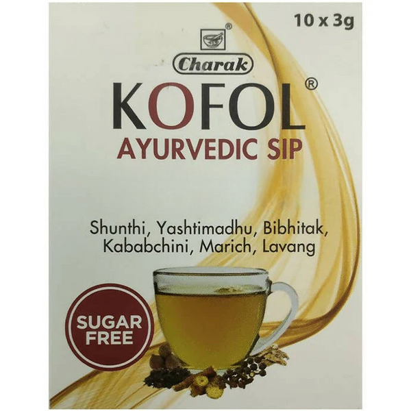Charak Pharma Kofol Ayurvedic Sip Instant Kadha Sachet Sugar-Free - Distacart