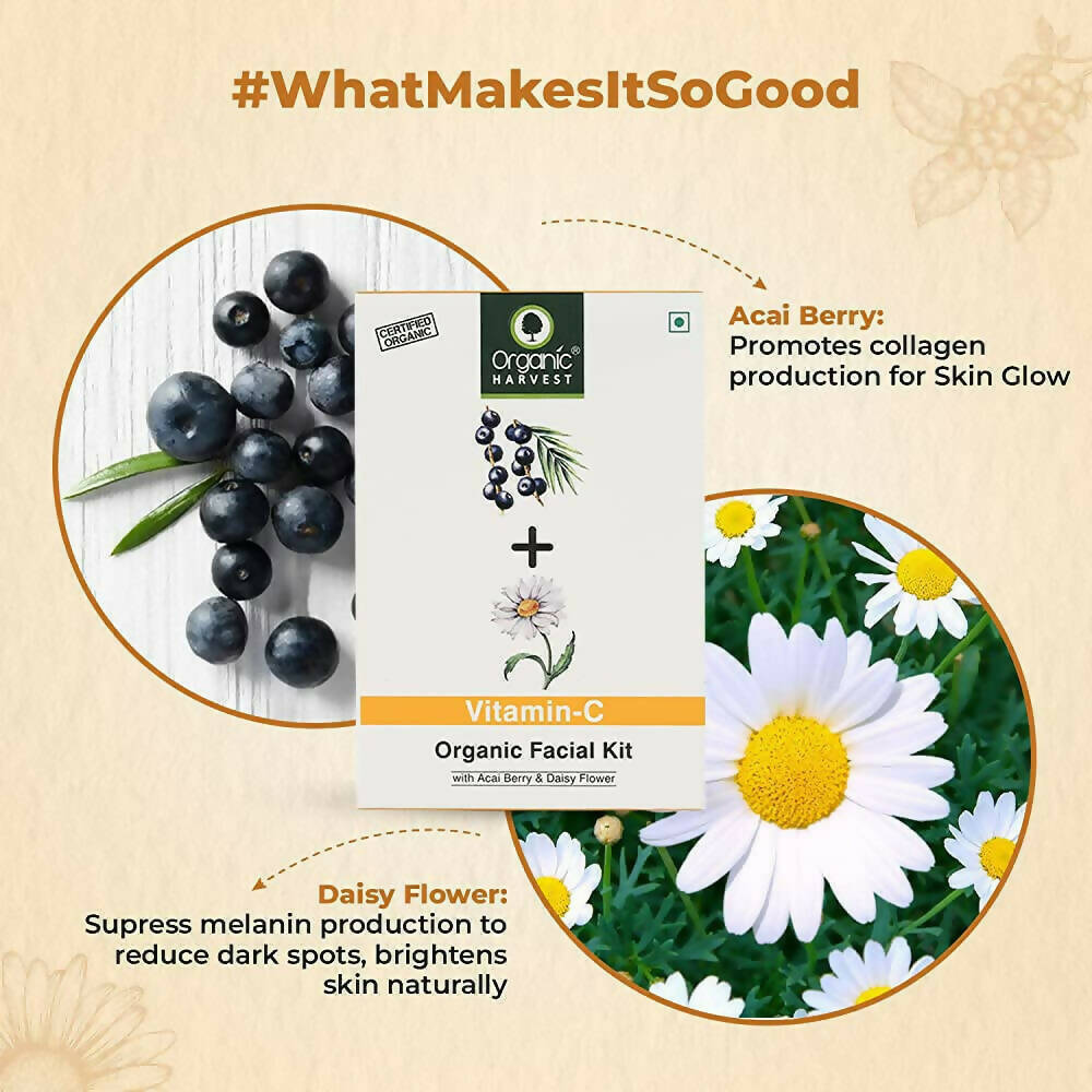 Organic Harvest Vitamin C Organic Facial Kit - Distacart