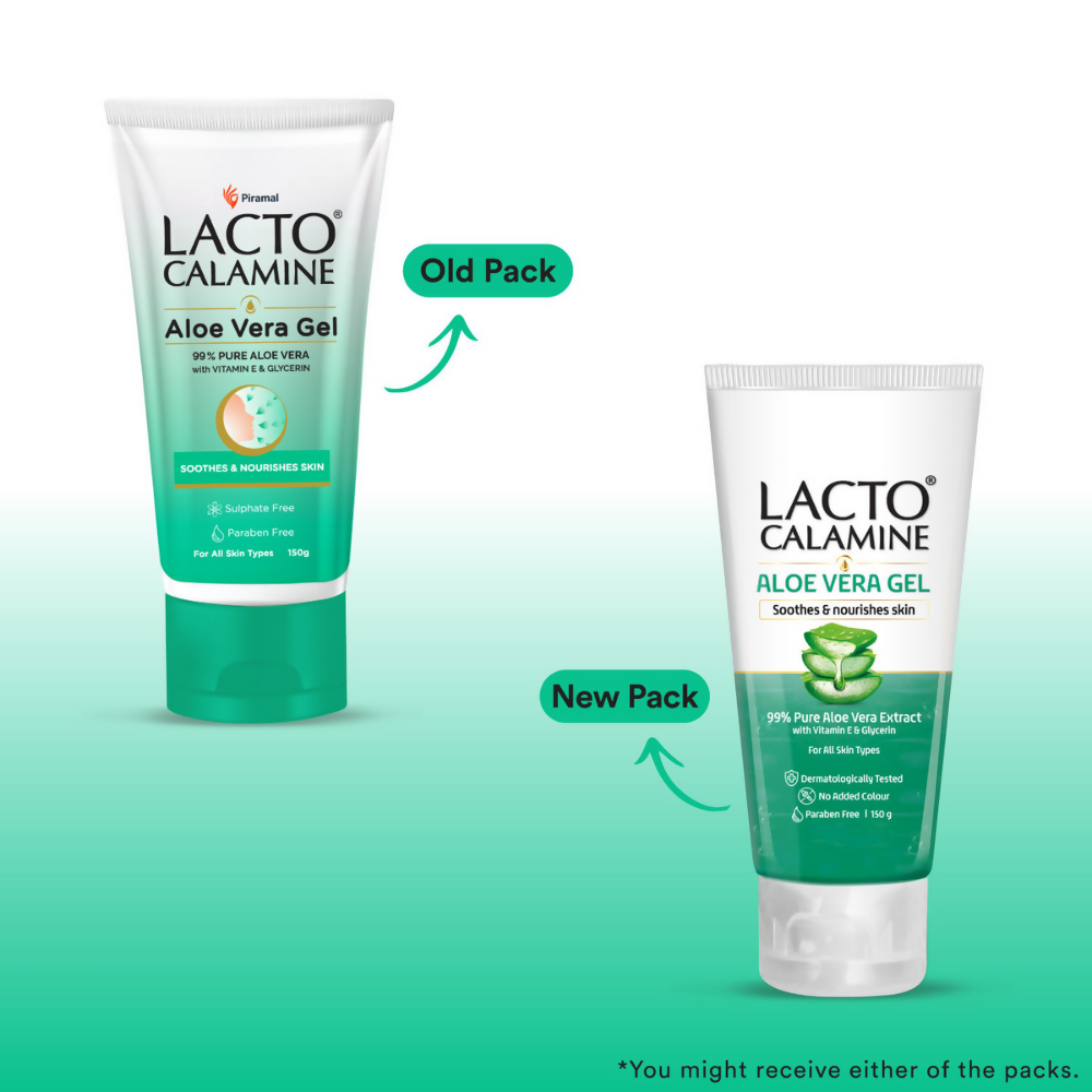 Lacto Calamine Aloe Vera Gel Face Moisturizer - Distacart