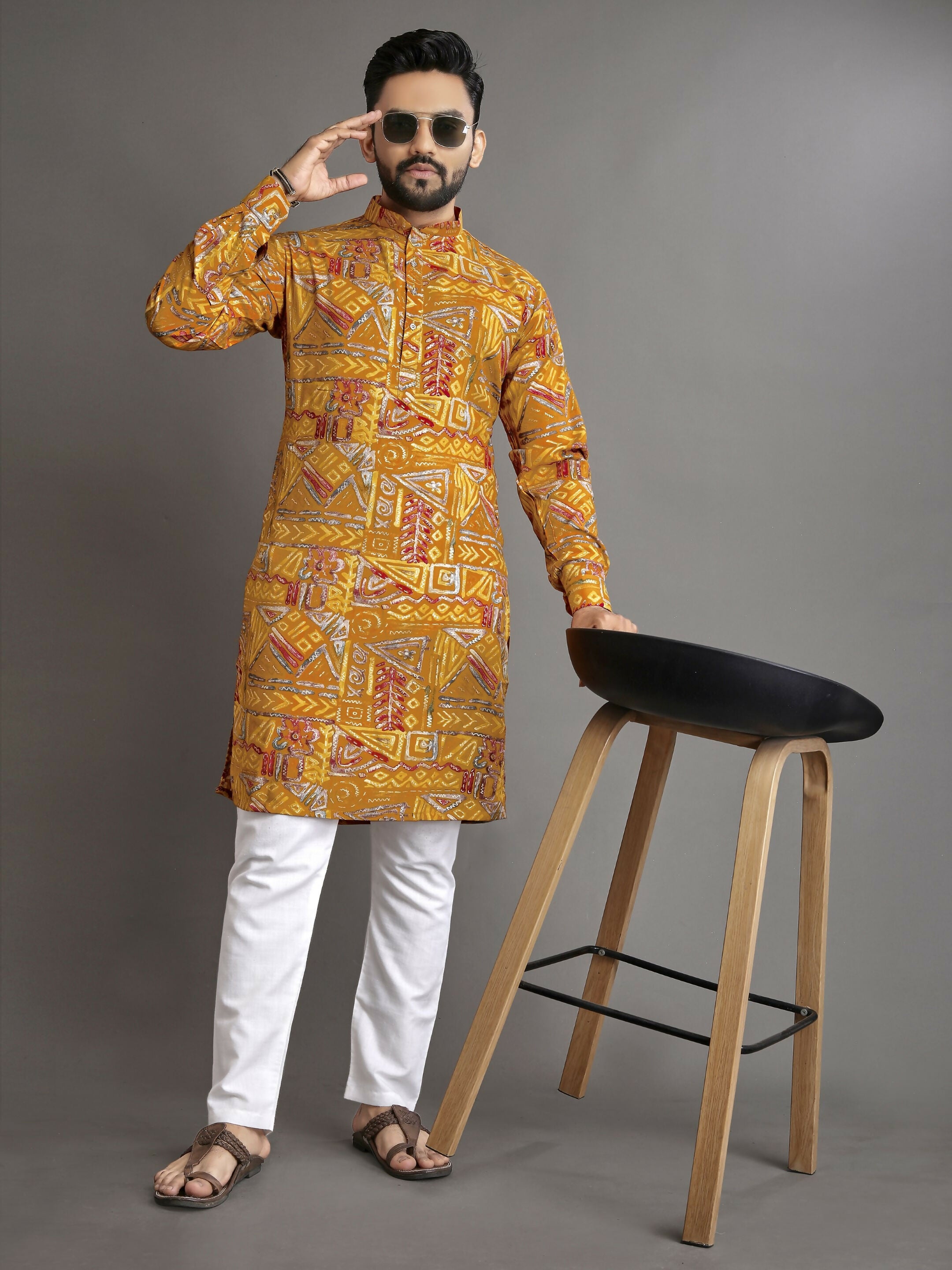 Anaita Multicolor Printed Cotton Straight Kurta - Distacart