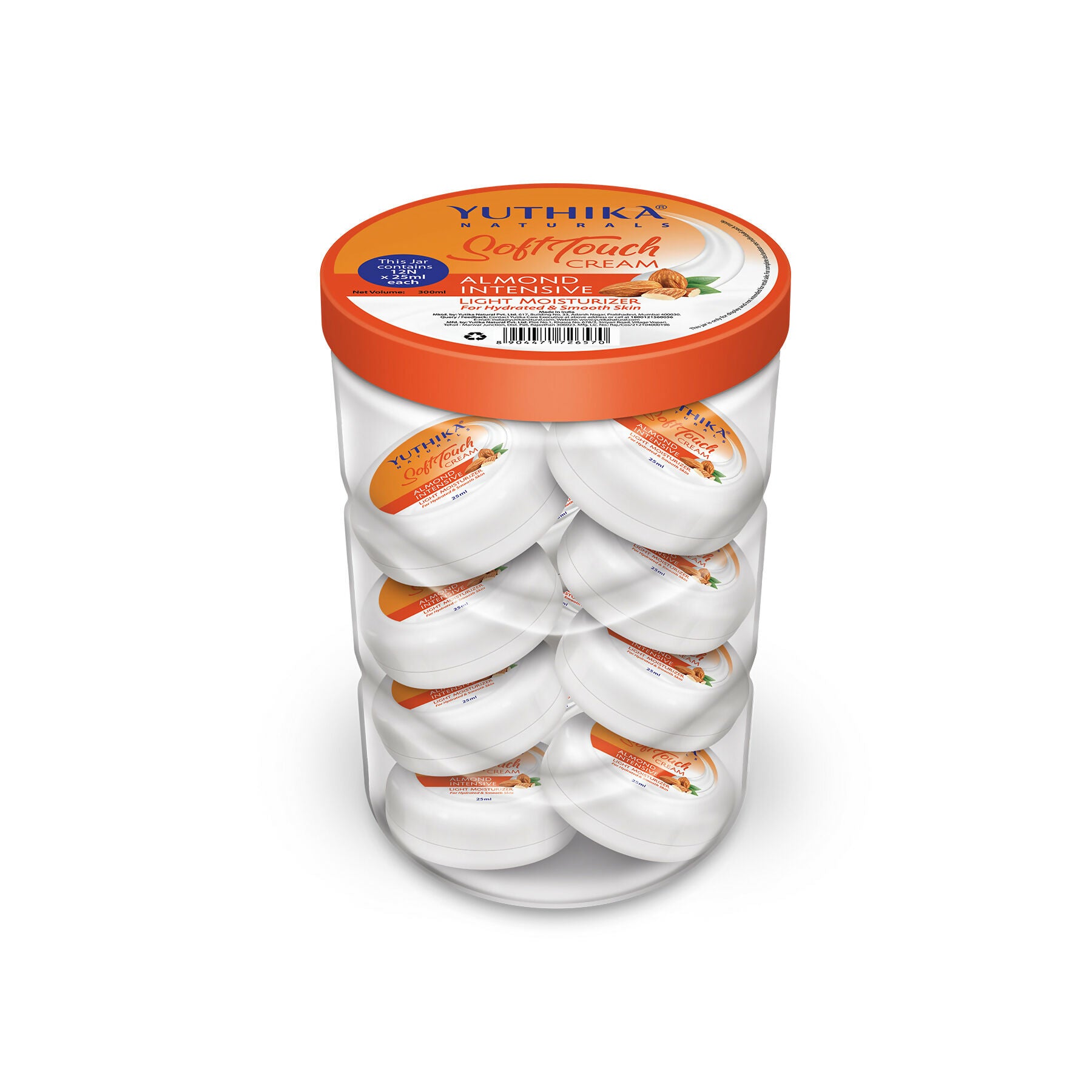 Yuthika Almond Intensive Light Moisturizer Cream - Distacart
