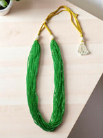 Thumbnail for Inhanns Crystal Beads Luxe Edition – Multi-Layered Necklace - Light Green - Distacart