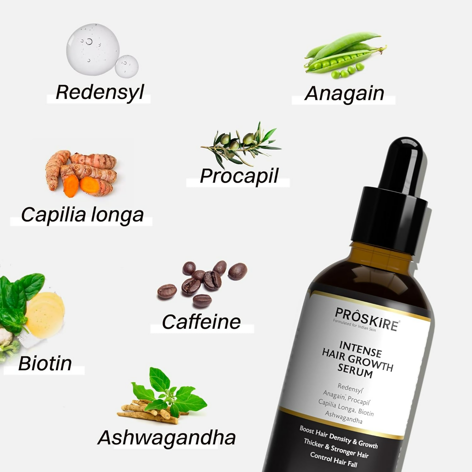 Proskire Intense Hair Growth Serum - Distacart