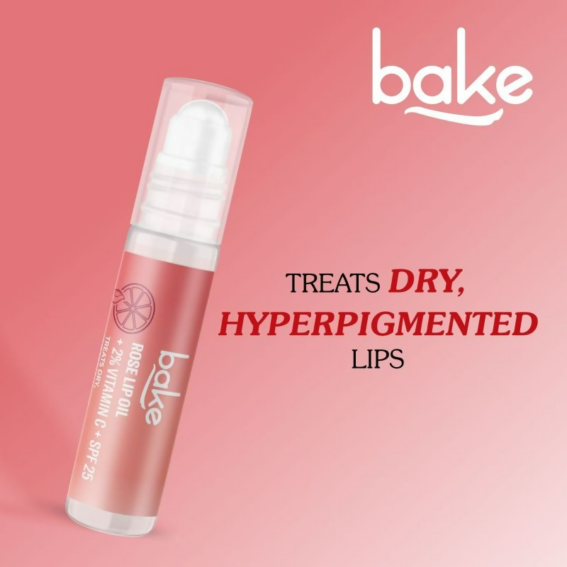 Bake 2% Vitamin C Tinted Rose Lip Oil Spf 25 Pa+++ - Distacart