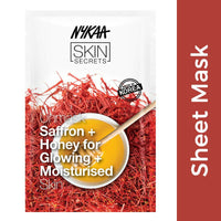 Thumbnail for Nykaa Skin Secrets Indian Rituals Saffron + Honey Sheet Mask For Glowing & Moisturised Skin - Distacart