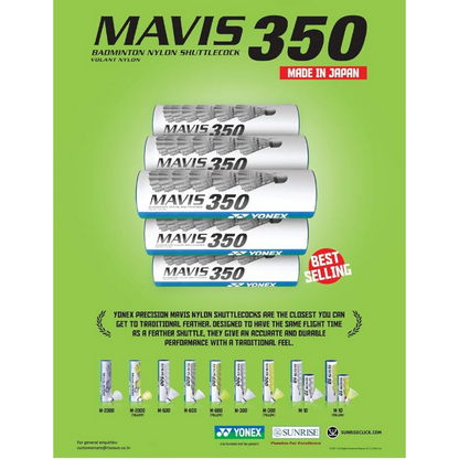 ‎YONEX Mavis 300 Nylon Shuttlecock - Dista