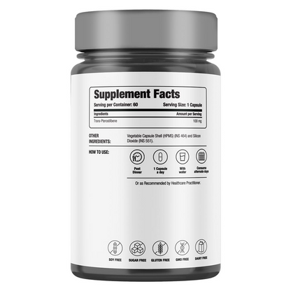 Decode Age 99% Pure Trans-Pterostilbene Capsules - Distacart