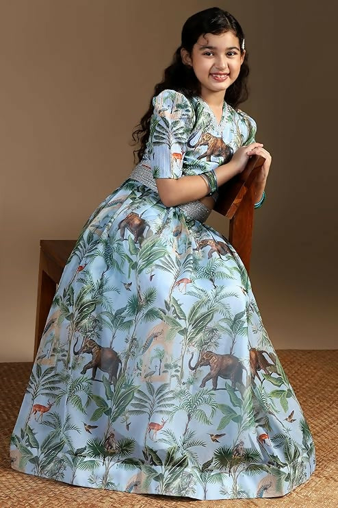 Joban Fashion Girl's Multi Color Lehenga Choli