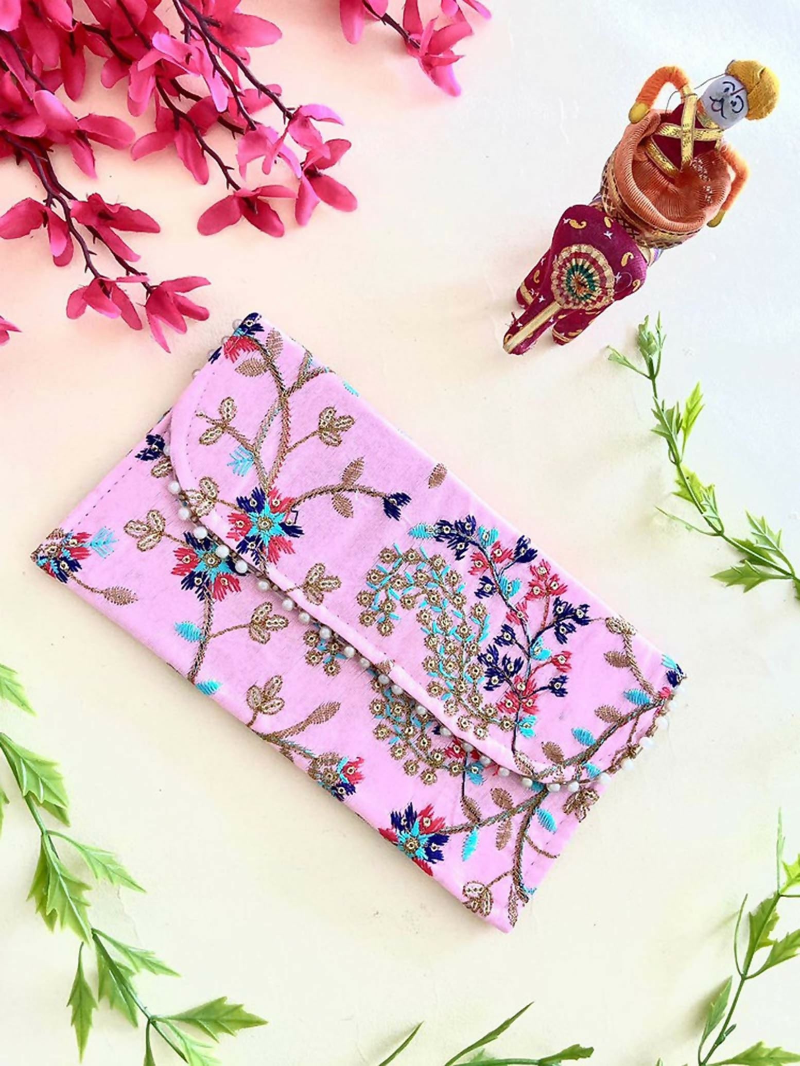 Joban Fashion Bridal Purse - Baby Pink - Dista