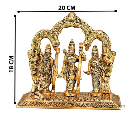 Ascension Metal Lord Ram Darbar Idol - Distacart