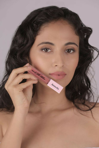 Ammoha Cosmetics Long-Lasting, Matte-Finished Almond Cream Color Liquid Lipstick - Distacart