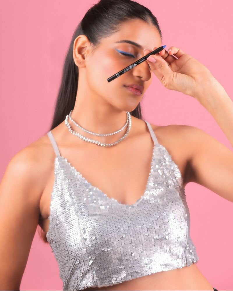 Ammoha Cosmetics Super Blue waterproof Kohl Pencil