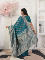 Thumbnail for Astita Lichi Silk Rama Saree