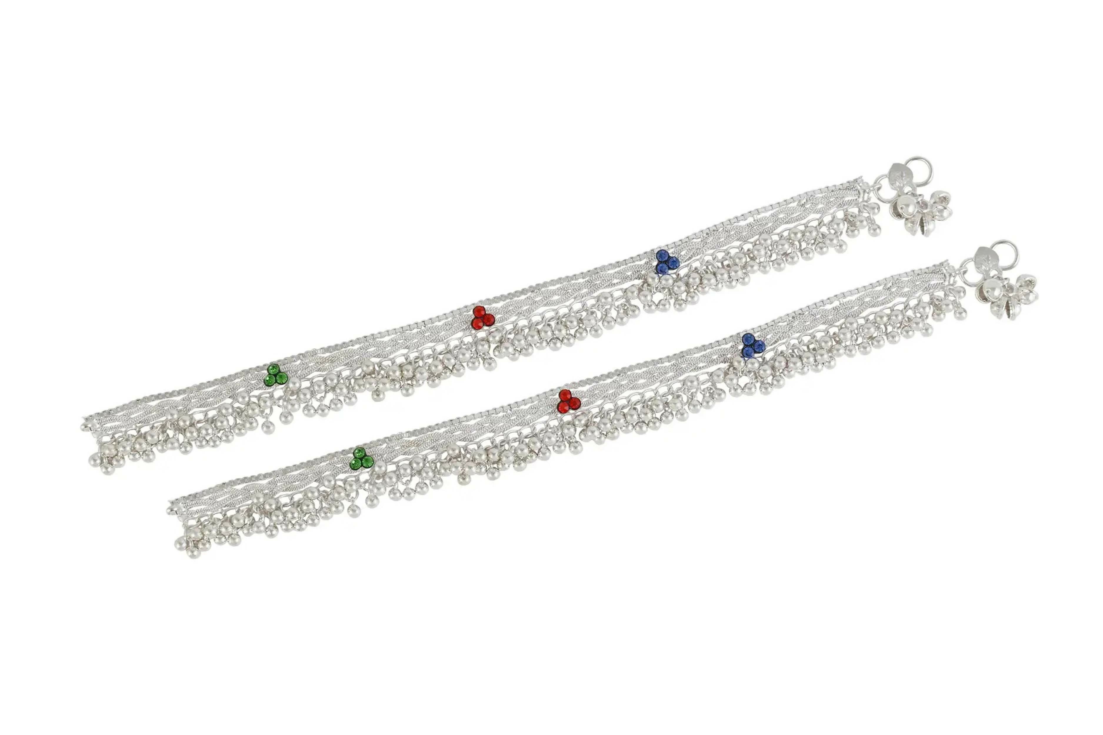 Joban Fashion Silver Copper Anklet For Girl