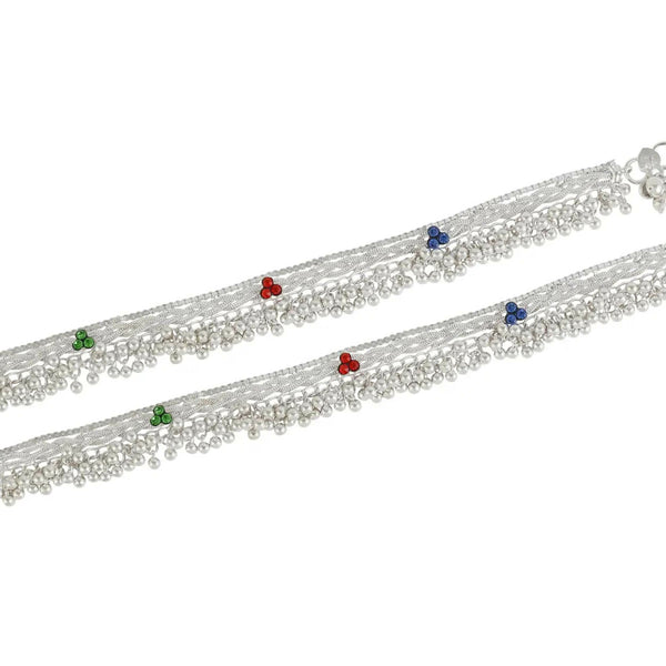 Joban Fashion Silver Copper Anklet For Girl