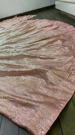 Thumbnail for Jyoti Fashion Women's Peach Satin Silk Sequins Designer Lehenga Choli Set - Distacart