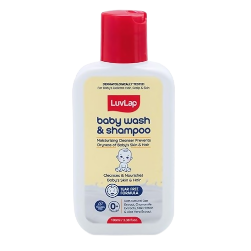 LuvLap Baby Wash & Shampoo with Chamomile, Milk Protein, Oatmeal & Shea Butter - Distacart