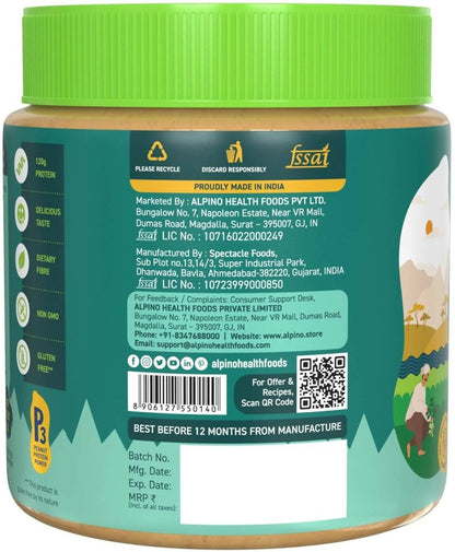 Alpino Organic Natural Peanut Butter Crunch - Distacart