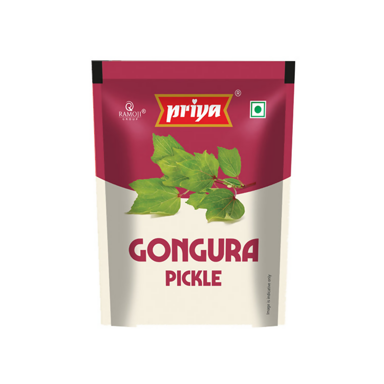 Priya Gongura Pickle with Garlic Sachet - Distacart