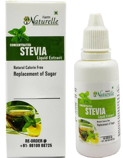 Farm Naturelle Concentrated Stevia Extract Liquid Drops - Distacart
