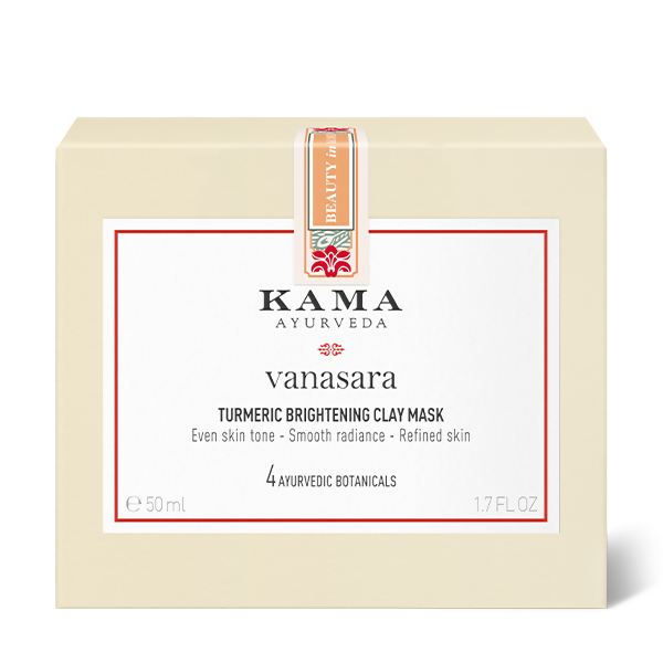 Kama Ayurveda Vanasara Turmeric Brightening Clay Mask - Distacart