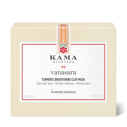 Kama Ayurveda Vanasara Turmeric Brightening Clay Mask - Distacart