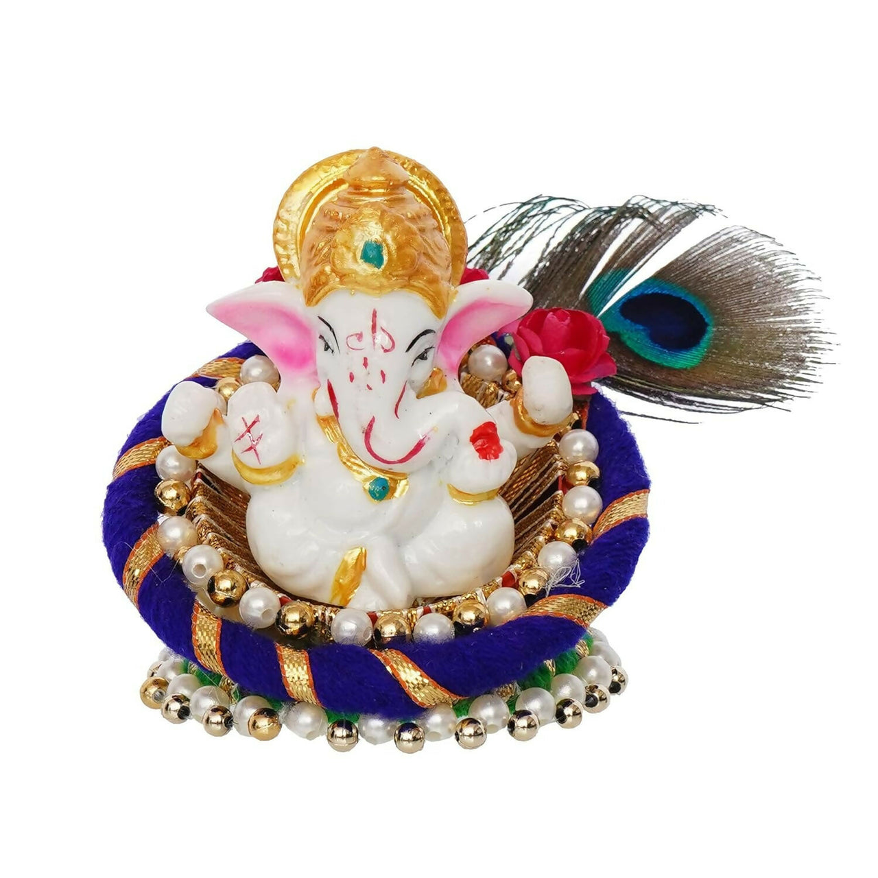 eCraftIndia Polyresin Lord Ganesha Idol - Distacart