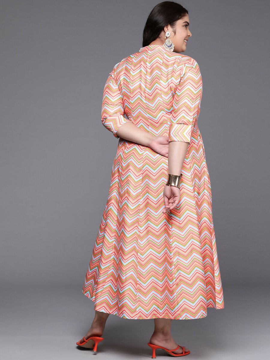 Ahalyaa Women's Traditional wear Ethnic Dress - Multi Color - Distacart