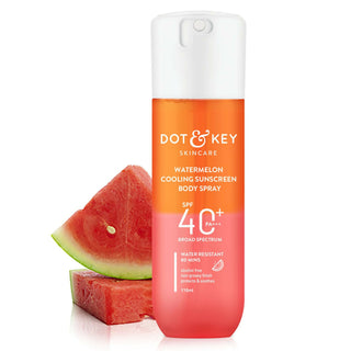 Dot & Key Watermelon Cooling Sunscreen Body Spray SPF 40+ - Distacart