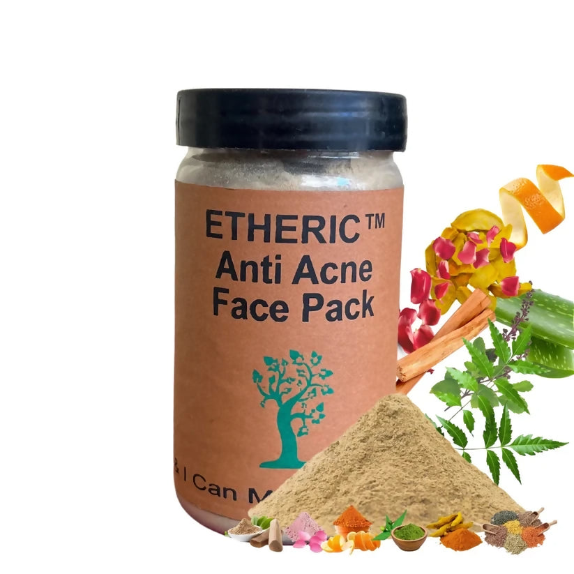 Etheric Anti Acne Face Pack – Natural Herbal Skin Clarifying Treatment - Dista