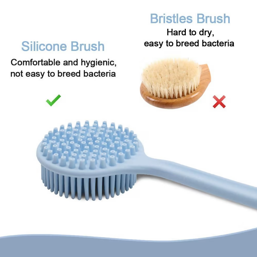 Bronson Professional Back Cleansing Scrubber Silicone Bath Brush - Dista
