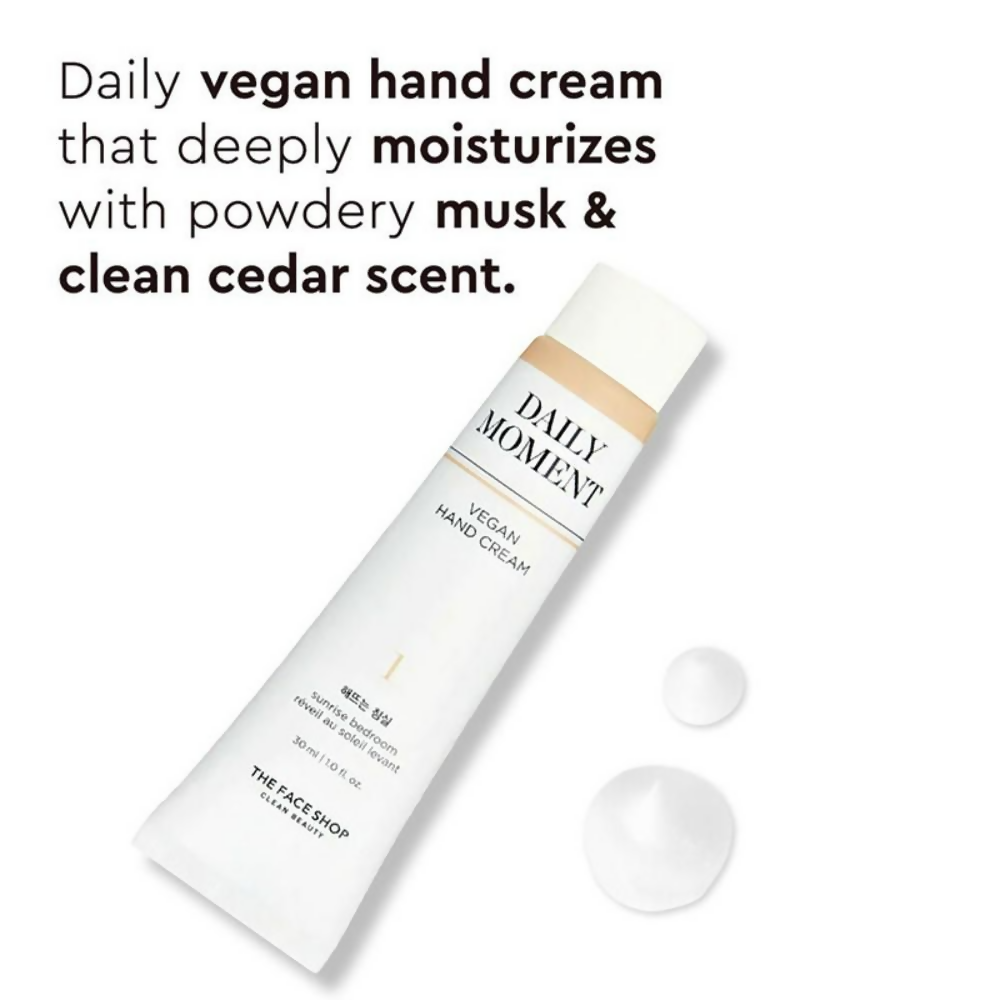 The Face Shop Non-Greasy Vegan Hand Cream - Sunrise Bedroom With Hyaluronic Acid - Distacart