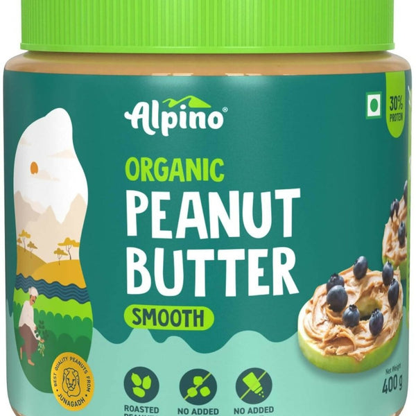 Alpino Organic Natural Peanut Butter Smooth - Distacart