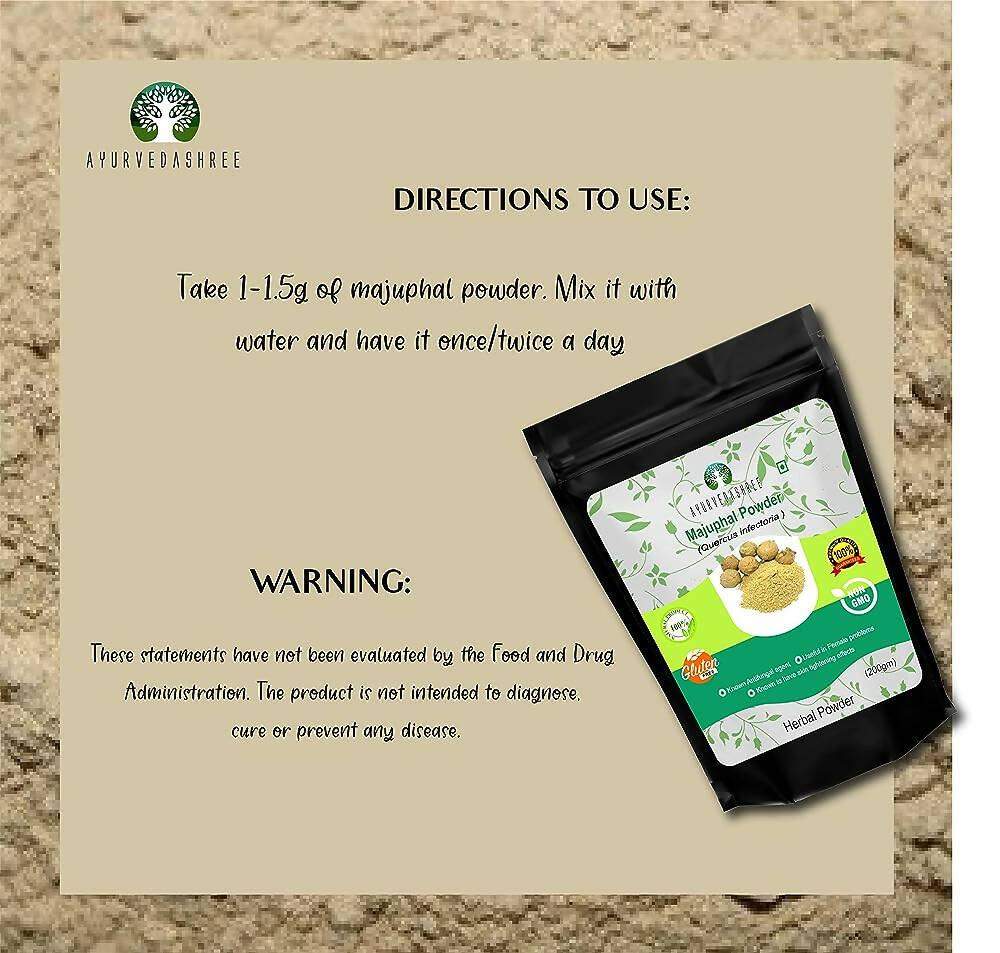 Ayurvedashree Majuphal Powder - Distacart