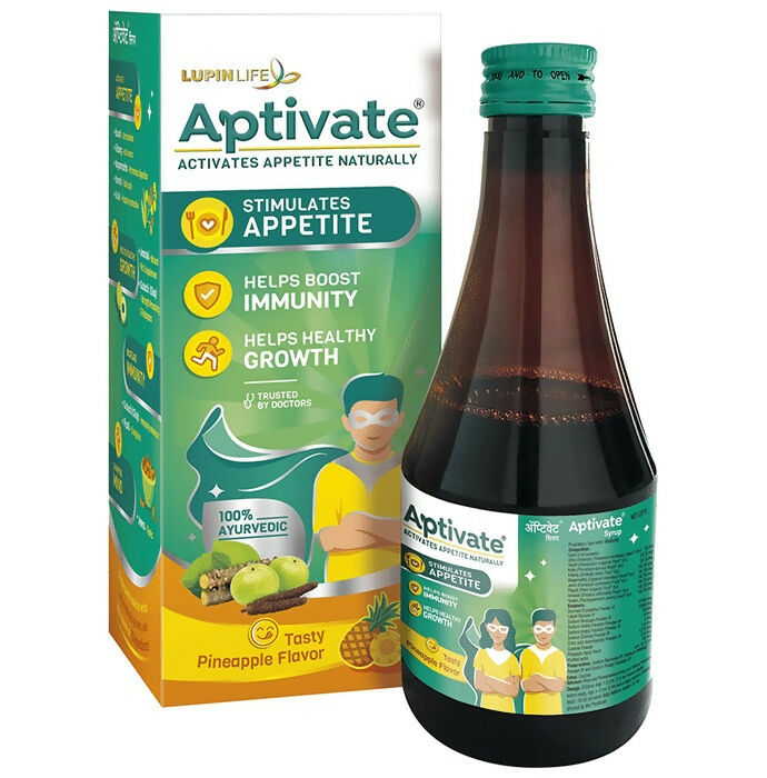 Aptivate 100% Ayurvedic For Appetite Pineapple Syrup - Distacart