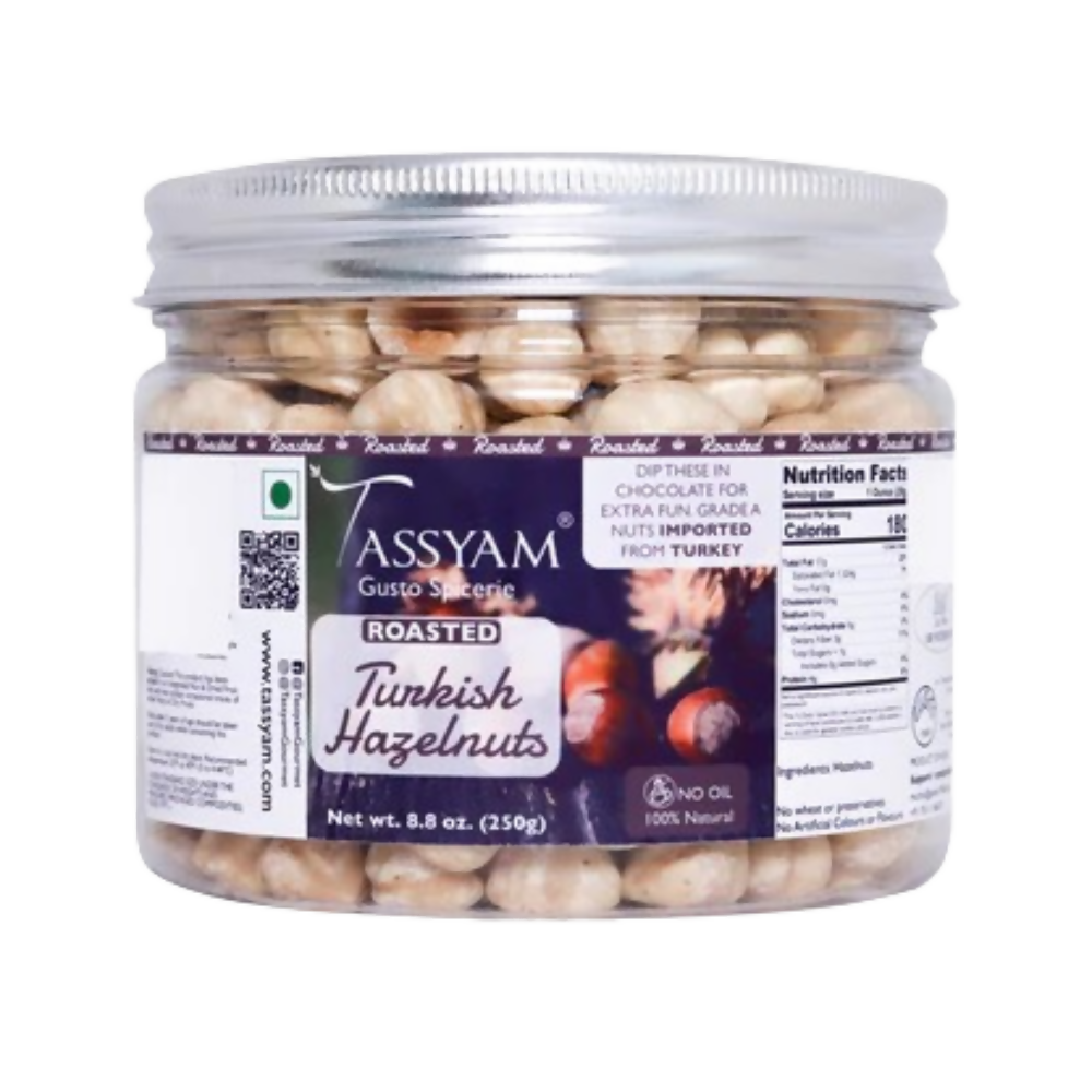 Tassyam Organics Deep Roasted Turkish Hazelnuts - Distacart