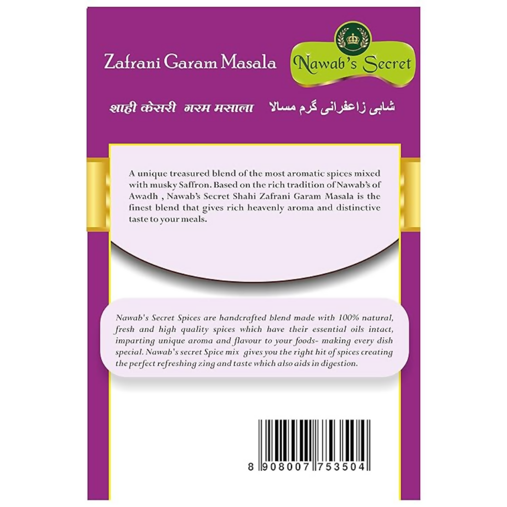 Nawab's Secret Zafrani (Saffron) Shahi Garam Masala - Dista