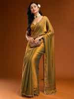 Thumbnail for kasee Solid Beads and Stones Saree - Distacart