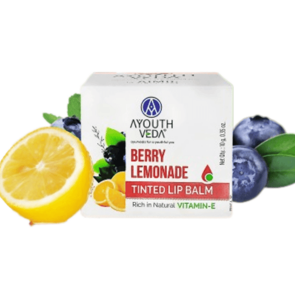 Ayouthveda Berry Lemonade Tinted Lip Balm - Distacart