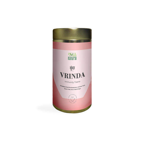 Shuddh Natural Cold Cough Relief Tea Vrinda Floral Tisane - Distacart