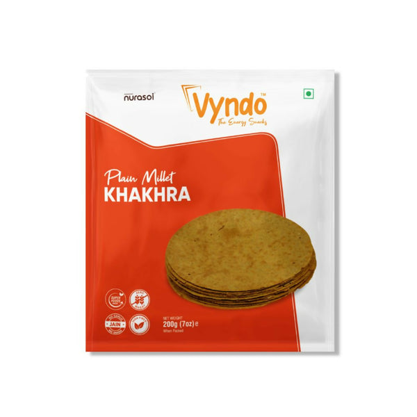 Vyndo Plain Millet Khakhra - Distacart