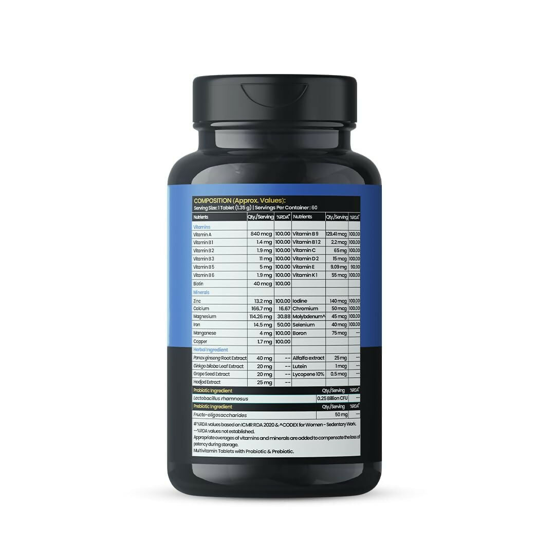 Meadbery Multivitamin With Probiotics Tablets - Distacart