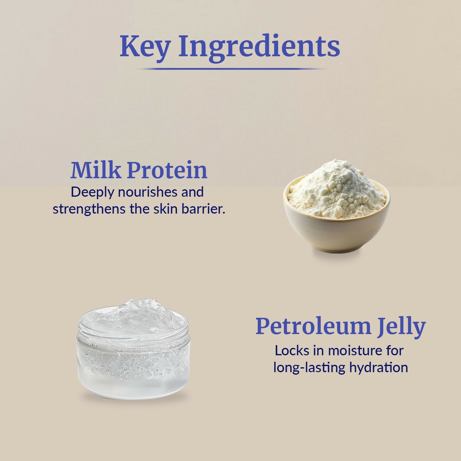 VI-JOHN Naturale Cleansing Milk with petroleum jelly for extra dry skin